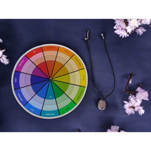 Rose Quartz Tree of Life Pendant Necklace Healing Crystal Jewelry 18" Cord - Picture 6 of 9